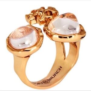 Tory Burch Roxanne clear stones Ring